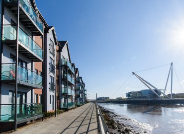 Raphael Heights & Newport city footbridge