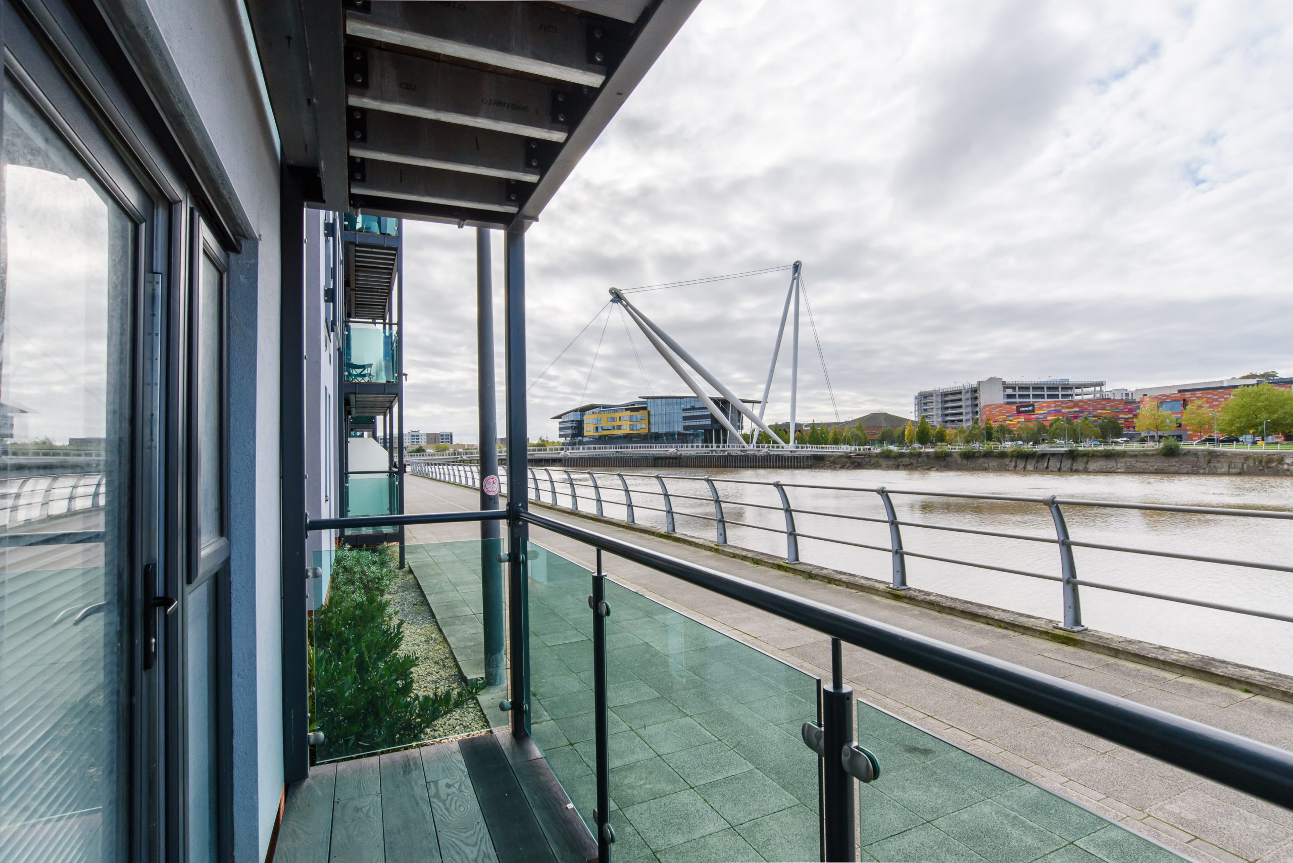 Raphael Retreat view of river usk