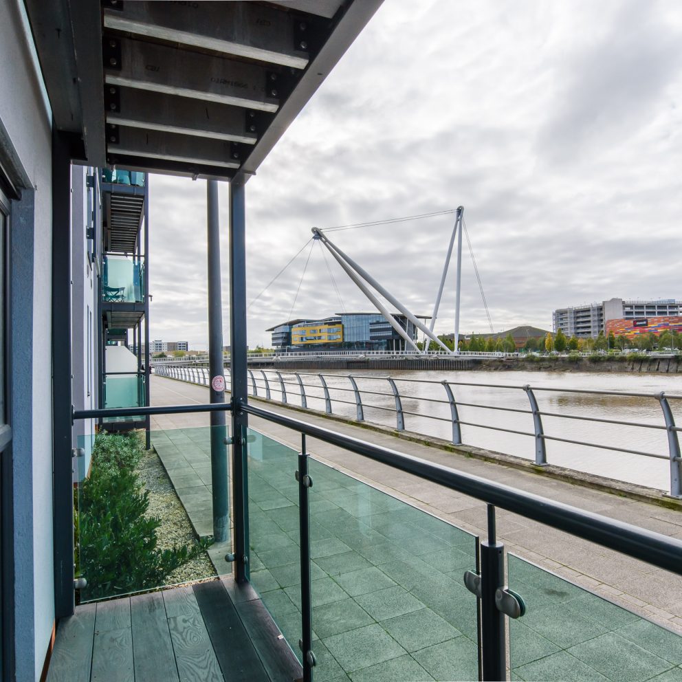 Raphael Retreat view of river usk